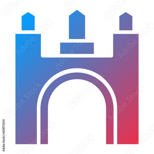 Dubai Gate Icon Style