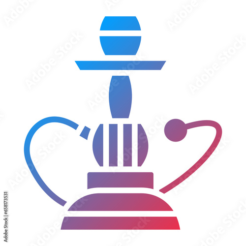 Hookah Icon Style