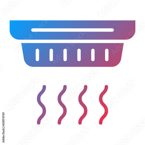 Smoke Detector Icon Style
