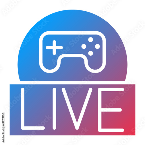 Live Gaming Icon Style