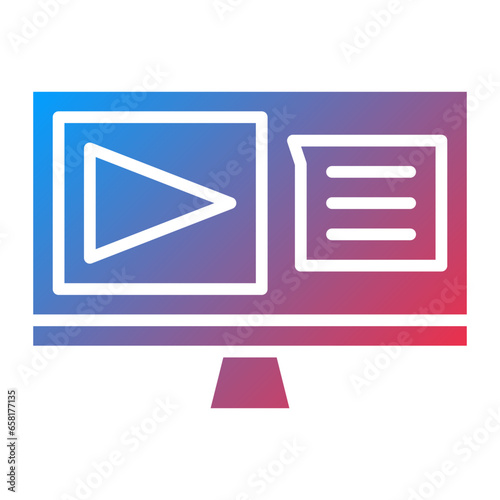 Live Lecture Icon Style