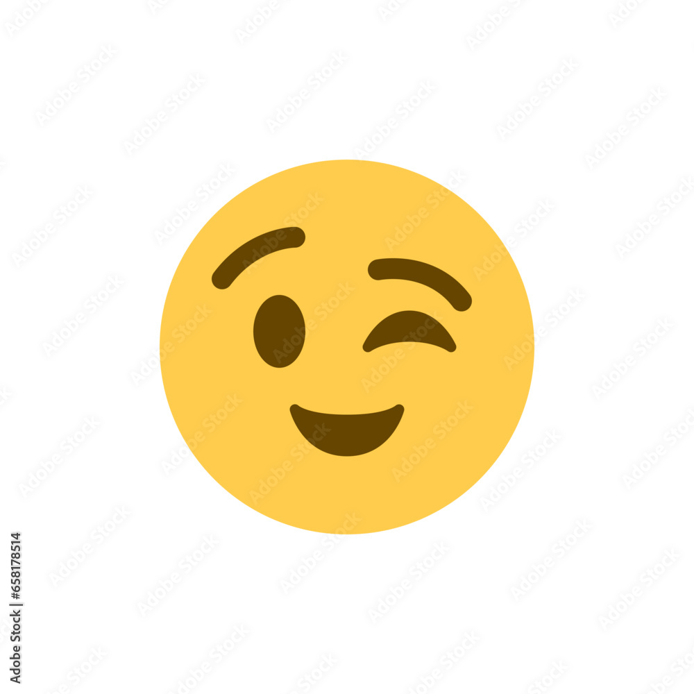Fototapeta premium Winking Face