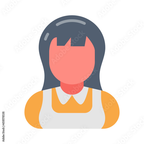 Nanny icon in vector. Illustration