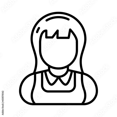 Nanny icon in vector. Illustration