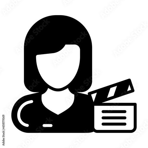 Director icon in vector. Illustration