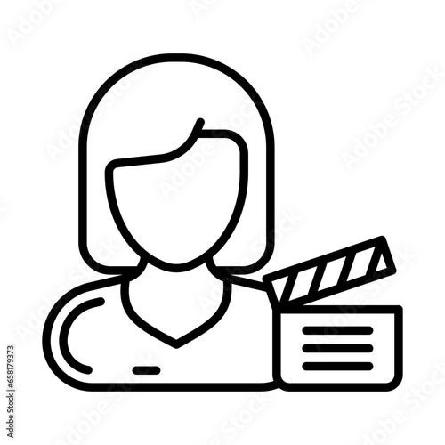 Director icon in vector. Illustration