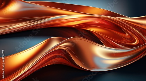 Abstract background transparent smooth wave shiny