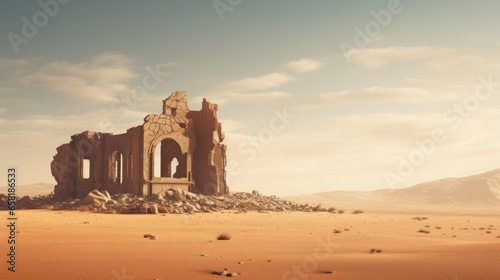 Ancient Ruins in the Desert