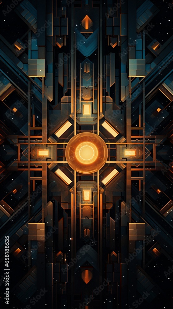 Geometric Patterns Dancing to the Rhythm of an Invisible Cosmic Symphony . Geometric Patterns Dancing to the Rhythm of an Invisible Cosmic Symphony .
