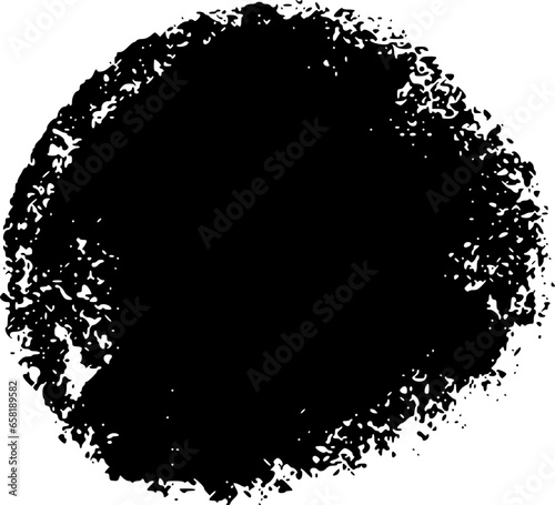 Abstract grunge texture shape, brush stroke, vector distressed texture.