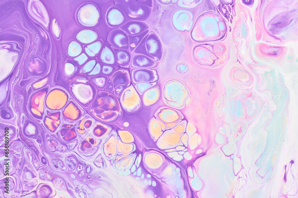 Exclusive beautiful pattern, abstract fluid art background. Flow of blending purple lilac paints mixing together. Blots and streaks of ink texture for print and design Exclusive beautiful pattern, abstract fluid art background. Flow of blending purple lilac paints mixing together. Blots and streaks of ink texture for print and design
