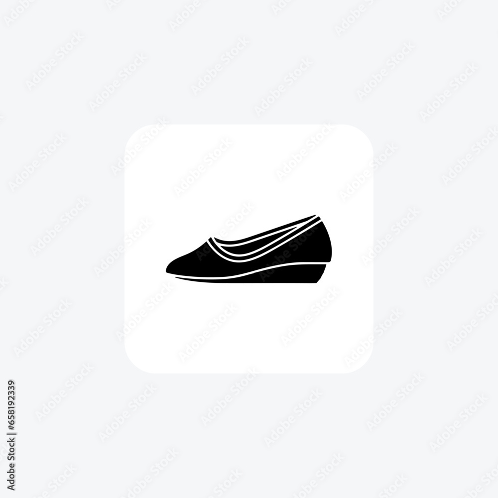 Classic Crocodile-Embossed Loafers Women's Shoes and footwear line  Icon set isolated on white background line  vector illustration Pixel perfect

