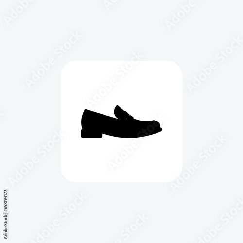  Wingtip Brogues Shoes and footwear line Icon set isolated on white background line vector illustration Pixel perfect

