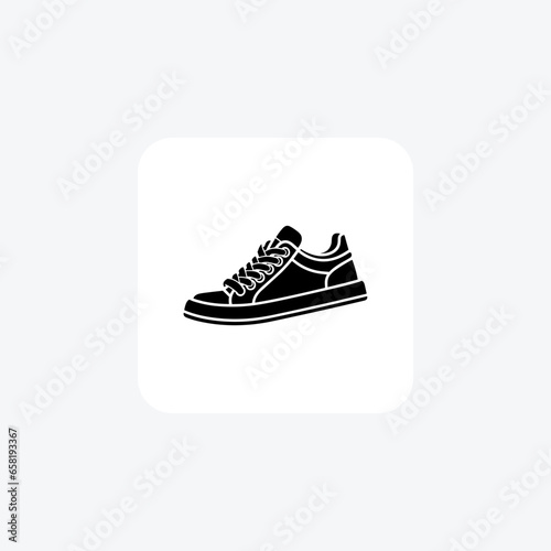 Chunky Sneakers  colorful womens Shoes and footwear line Icon set isolated on white background line  vector illustration Pixel perfect

