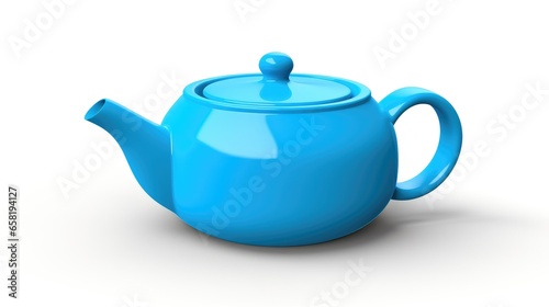 3d Illustration Simple Minimalist Teapot Isolated Background