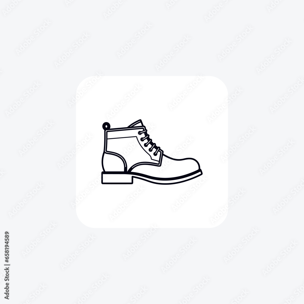 Eye-catching Yellow Chelsea Boots Shoes and footwear Flat Color Icon set isolated on white background flat color vector illustration Pixel perfec Eye-catching Yellow Chelsea Boots Shoes and footwear Flat Color Icon set isolated on white background flat color vector illustration Pixel perfec
