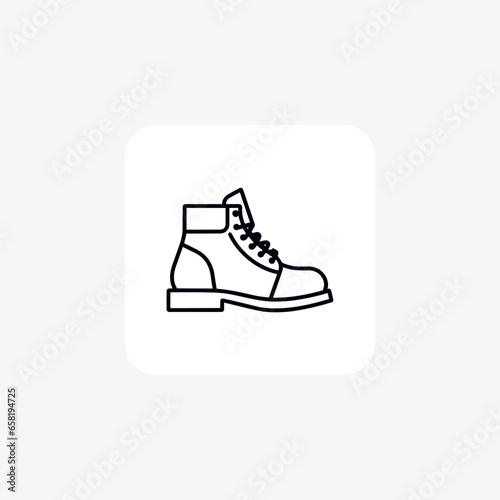  Yellow Wingtip Chelsea Sneakers Shoes and footwear line  Icon set isolated on white background vector illustration Pixel perfect

