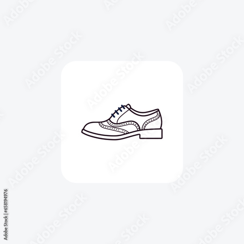 Yellow Leather Loafer Shoes and footwear Flat Color Icon set isolated on white background flat color vector illustration Pixel perfect