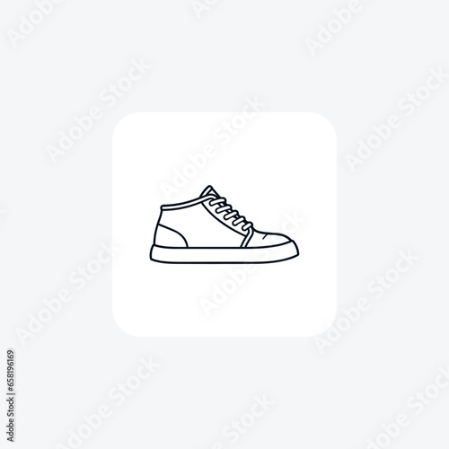 Chunky Sneakers colorful womens Shoes and footwear Flat Color Icon set isolated on white background flat color vector illustration Pixel perfect