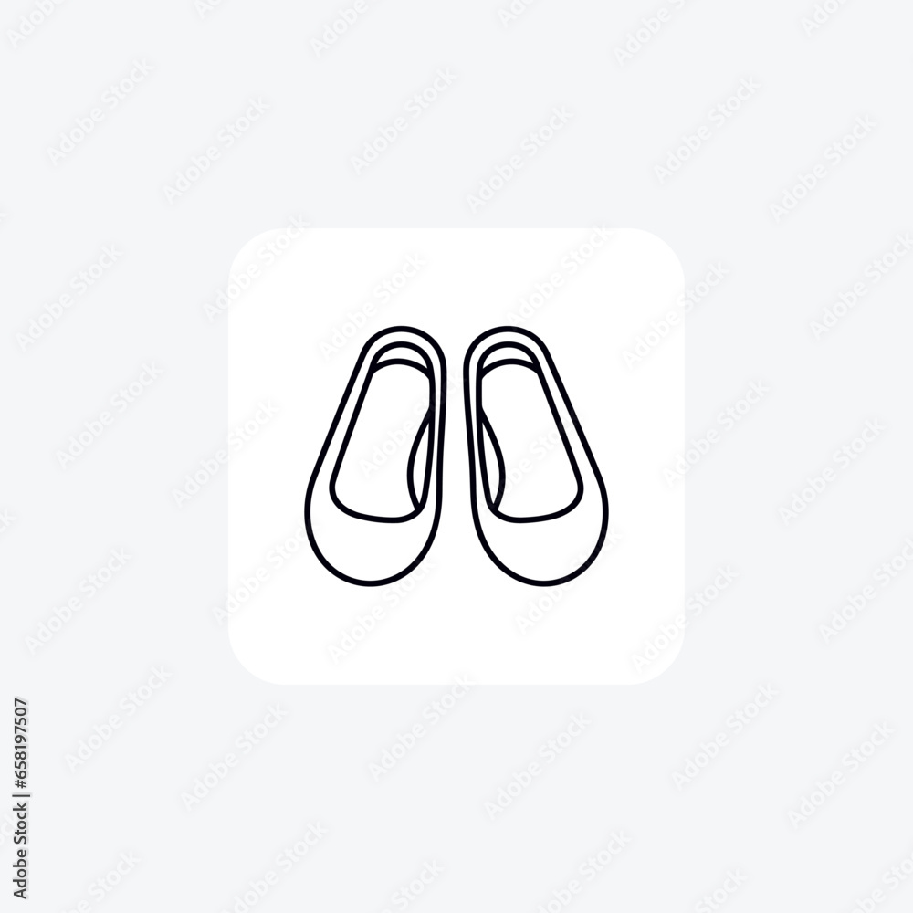 Suede Slippers Women's Shoes and footwear line Icon set isolated on white background line vector illustration Pixel perfect
Suede Slippers Women's Shoes and footwear line Icon set isolated on white background line vector illustration Pixel perfect