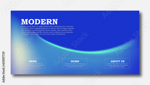 Abstract color gradient modern blurred background and film grain texture template with an elegant