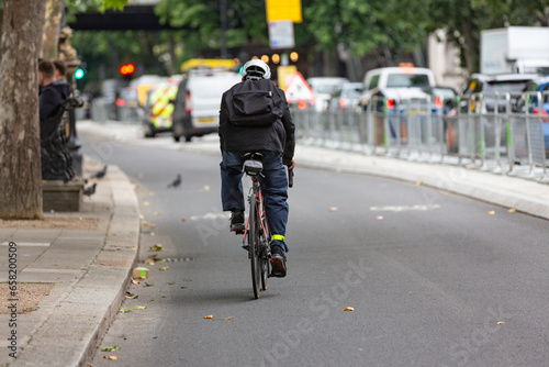 Canvas Print London_Cyclist
