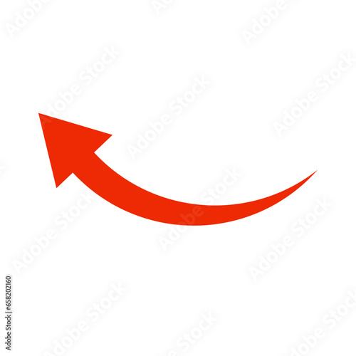 Red Arrow on different Style. Red Arrow Icon.Red Arrow On Different Direction, 3d Red Arrows. 