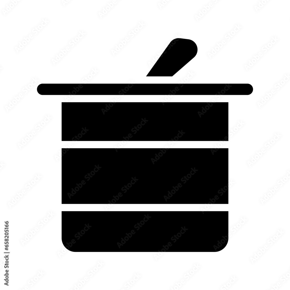 Dairy Food Pack Solid Icon