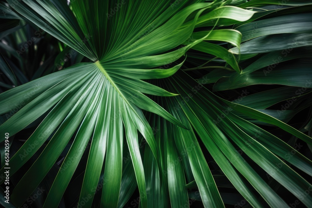 Fototapeta premium A fresh background image showcasing the vivid green leaves