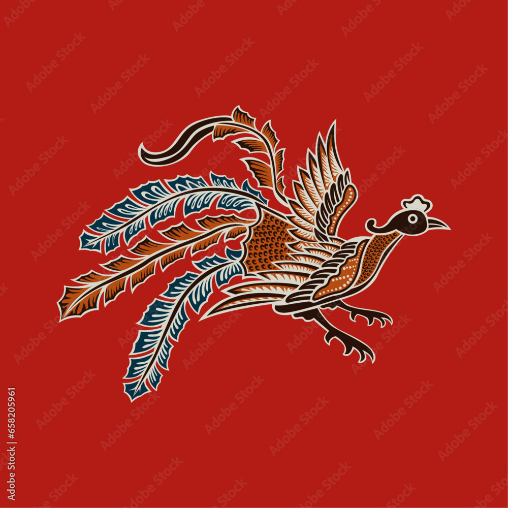 Obraz premium bird flying icon decorative vector image illustration