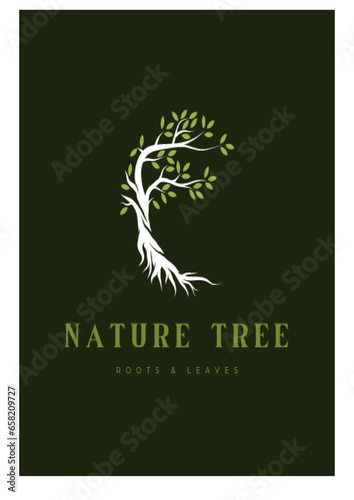 Unique and attractive tree logo