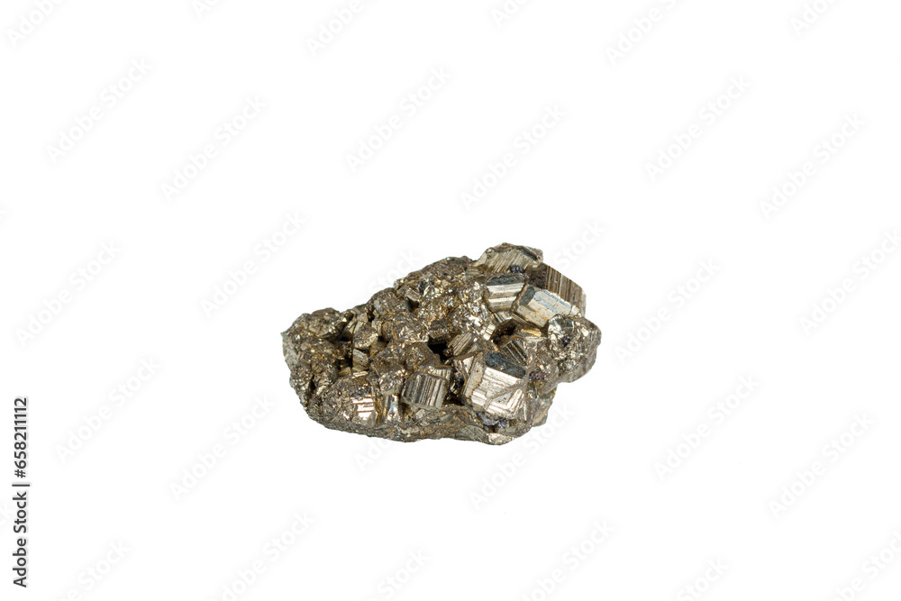 pyrite garnet mineral stone macro on white background pyrite garnet mineral stone macro on white background