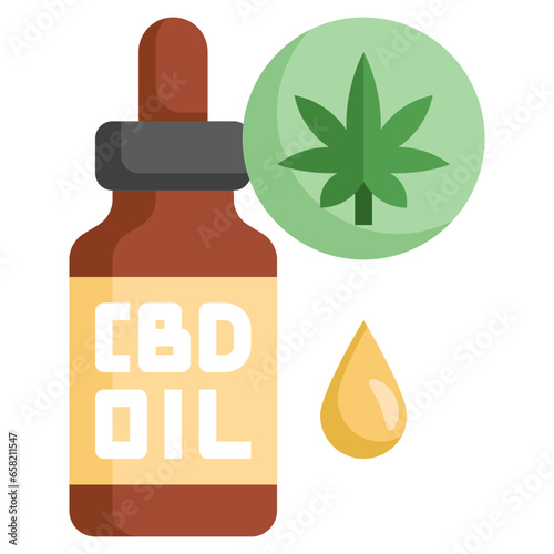 cbd oil filled outline icon,linear,outline,graphic,illustration