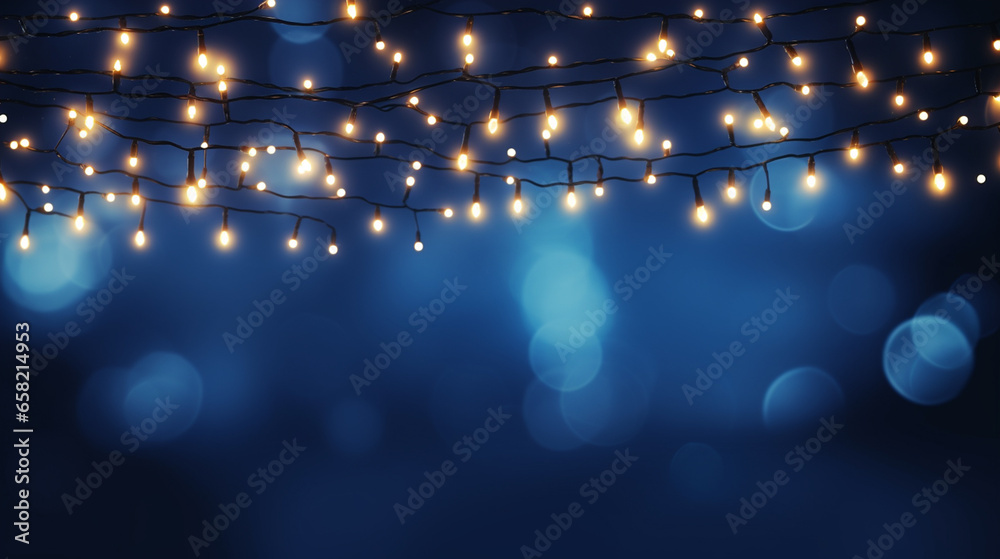 Obraz premium 美しいボケのあるイルミネーションの背景用グラフィック素材