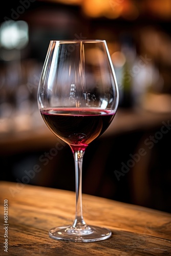 Close-up of a glass of red wine - classy and indulgent