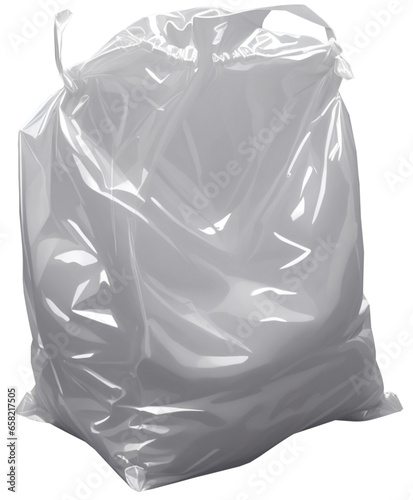 Plastic garbage bag