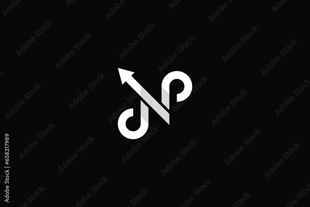 letter dNp Arrow Logo letter dNp Arrow Logo