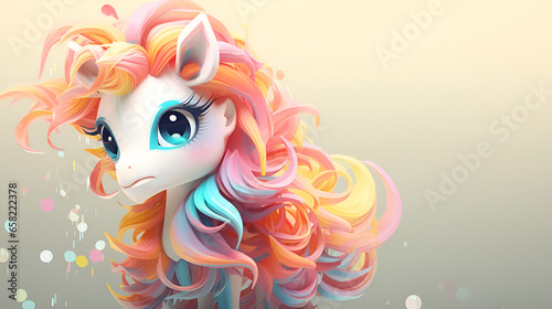 girl with colorful hair
