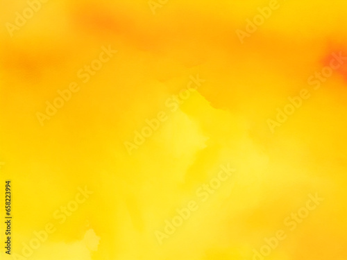 Sfondo di vernice arancione e giallo. Sfondo sfumato in acquerello per il design photo