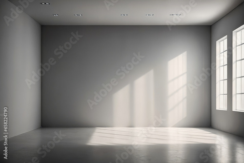 White minimalist space background