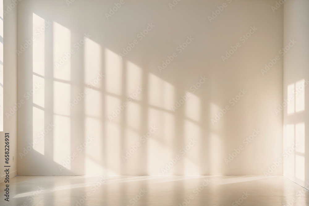 Obraz premium White minimalist space background