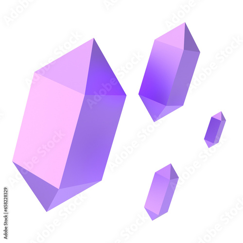 Free Download Simple 3D Anstract Geometric PNG Shapes - GFXLoad