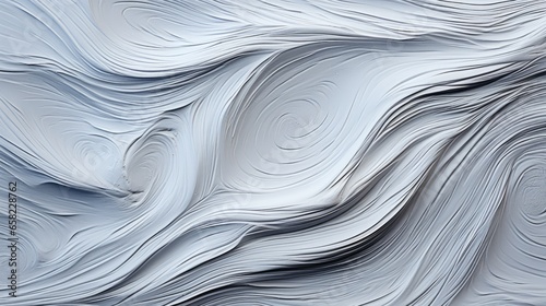 An abstract sketch of a wild pattern of swirling white lines creates an emotional, artistic canvas
