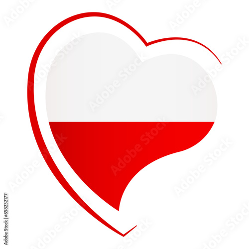 Poland flag in the shape of a heart. Illustration
Free Download Poland flag in the shape of a heart. Illustration
- GFXLoad
