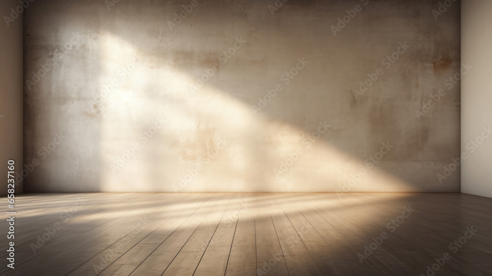 Bright grunge interior with stunning beams from the window Bright grunge interior with stunning beams from the window