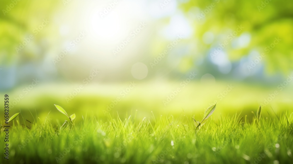 A Serene Meadow With Lush Foliage and Tranquil Woodland Scenery, shallow depth of field background