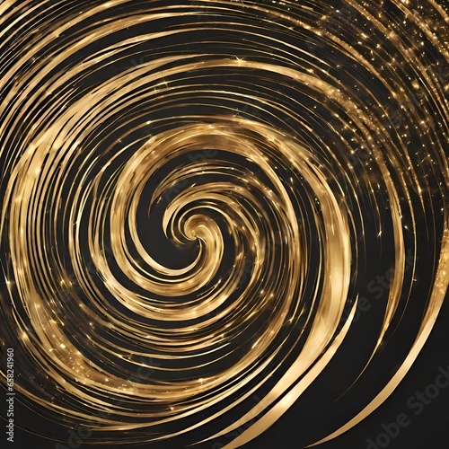 abstract golden spiral