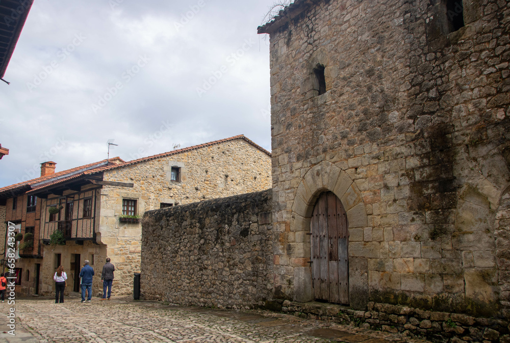 the medieval village of Santillana del mar in Cantabria