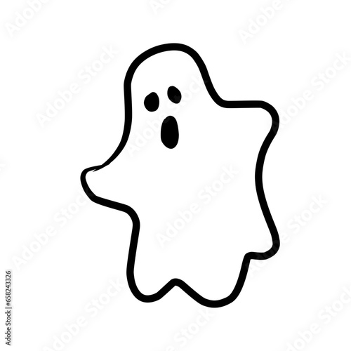 Halloween with cute and spooky characters and stuff