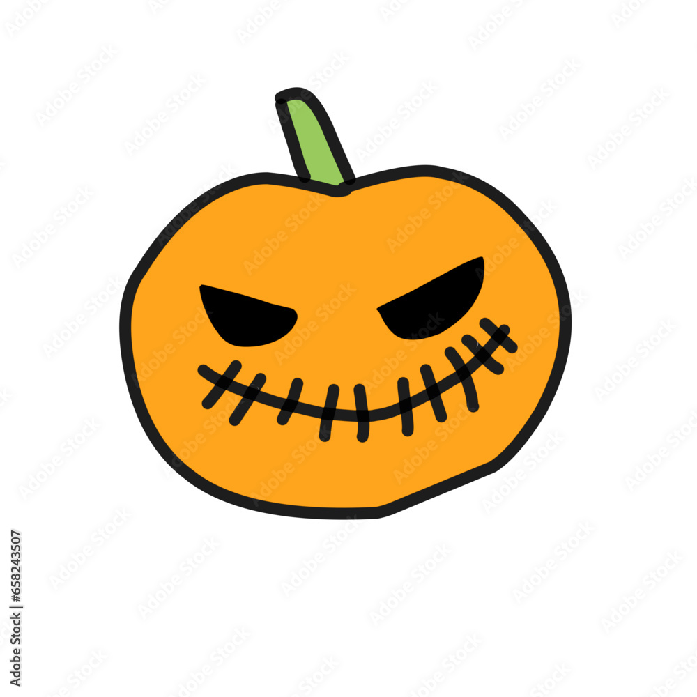 Halloween with cute and spooky characters and stuff Halloween with cute and spooky characters and stuff